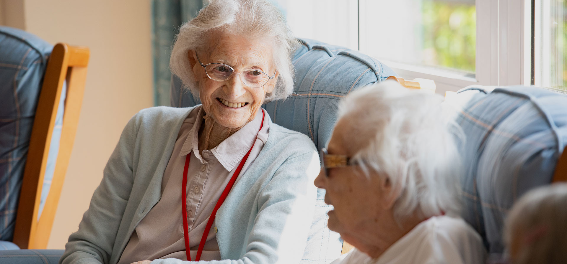 Residents at Swarthmore Care Home in Buckinghamshire